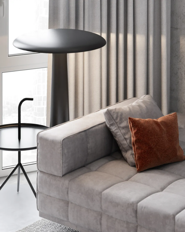 100㎡灰色空間設計