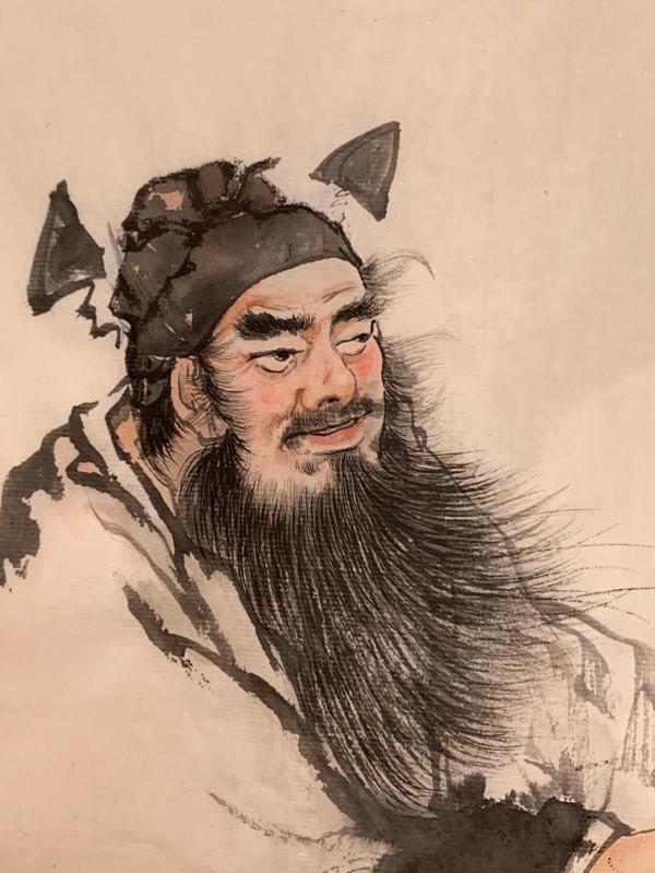 原創國畫《鍾馗獨飲圖》 原創國畫《鍾馗獨飲圖》