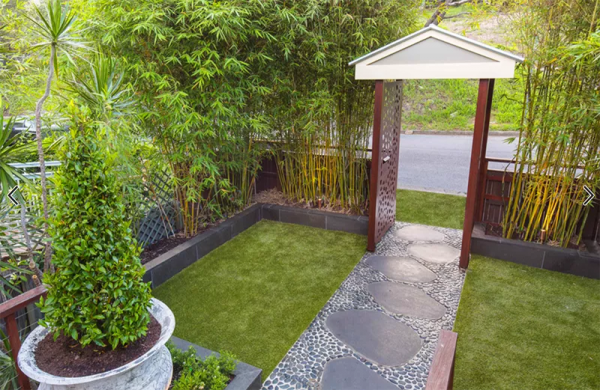 5個用竹子做裝飾的30㎡小花園，顏值瞬間提升了一大截