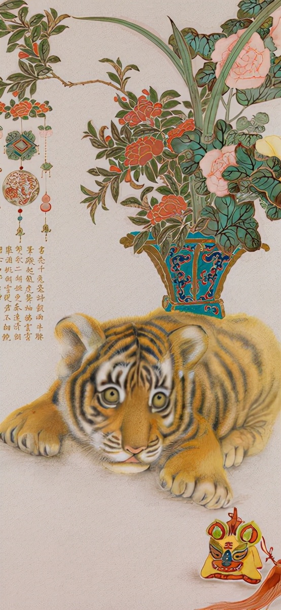 「程澄畫虎」靜言幽谷底 長嘯高山岑近作賞鑑 「程澄畫虎」靜言幽谷底 長嘯高山岑近作賞鑑