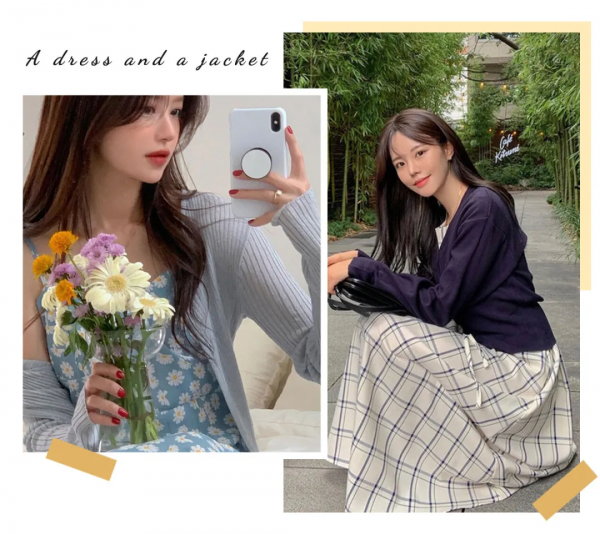 薄外套裡穿什麼？這4件內搭，洋氣爆了