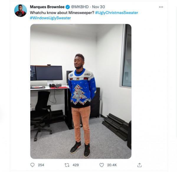 微軟醜毛衣又來了，這次你可以把《掃雷》穿在身上