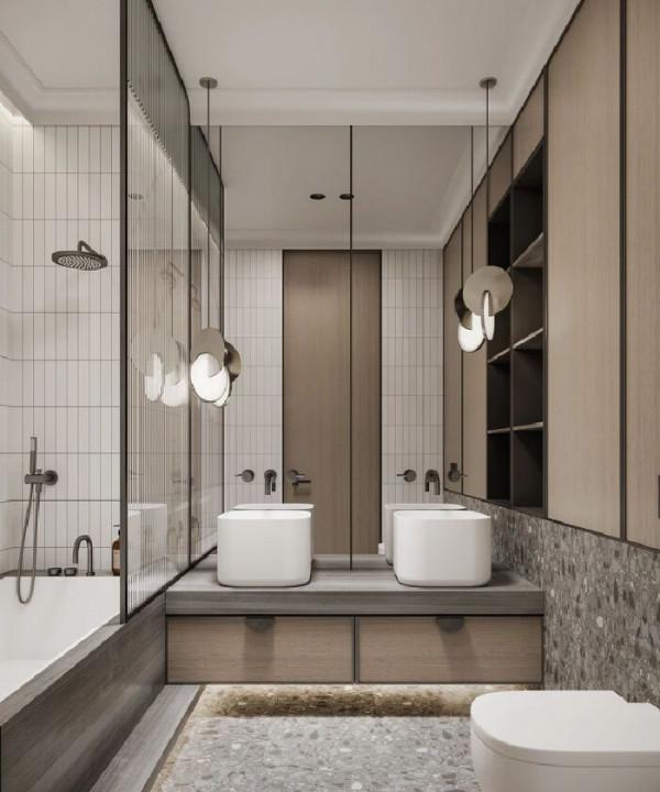 115㎡ 簡約風三居室設計，精緻又溫馨的居家氛圍