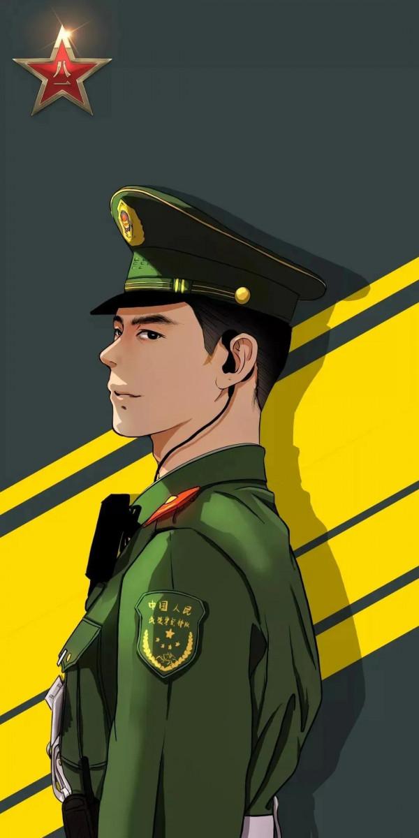 硬核軍人手機桌布：青春有很多樣子，很慶幸青春裡有穿軍裝的樣子