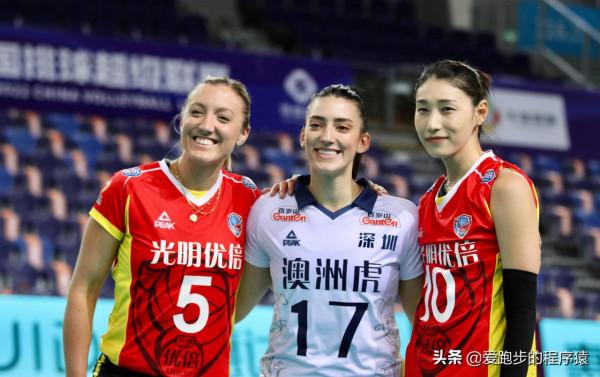 女排聯賽上各球隊的“實力”與“顏值”擔當