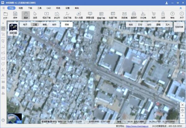 為什麼衛星地圖上加沙地區是模糊的？
