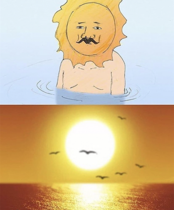 地球、月亮和太陽的故事，用二次元的方式解釋三次元的自然現象