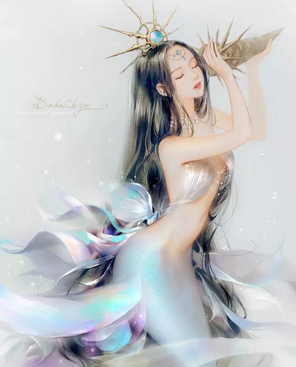 韓國高人氣插畫師，感覺她畫的顏值都逆天了