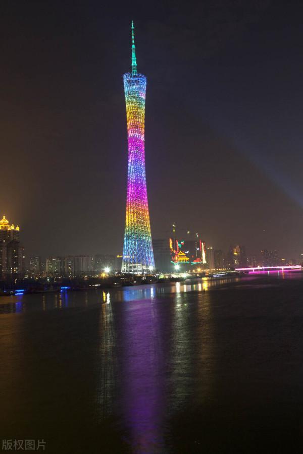 手機桌布‖城市地標廣州塔‖4A景區的12時辰