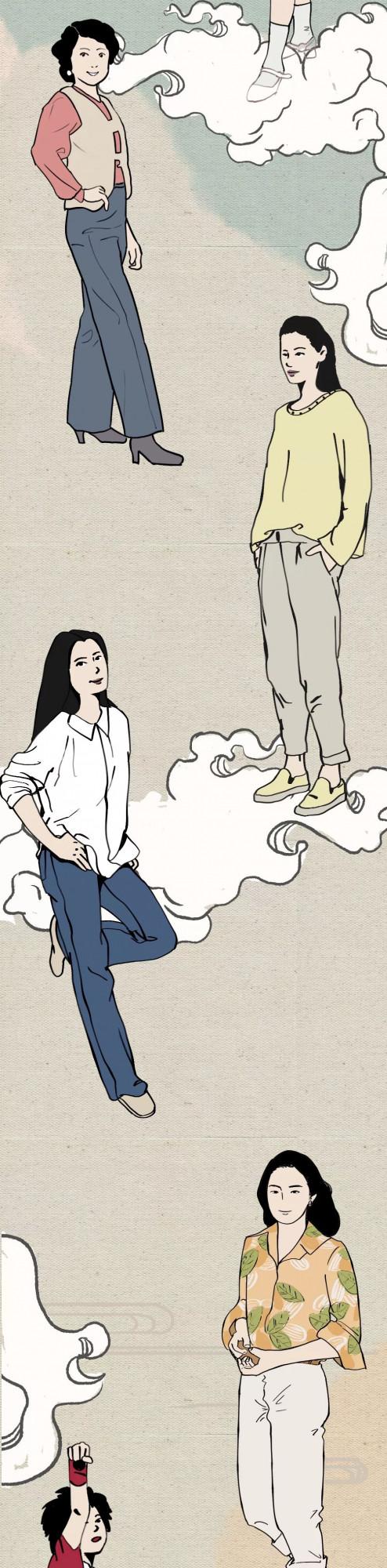 穿越古今，中國女性穿衣自由風格圖鑑……