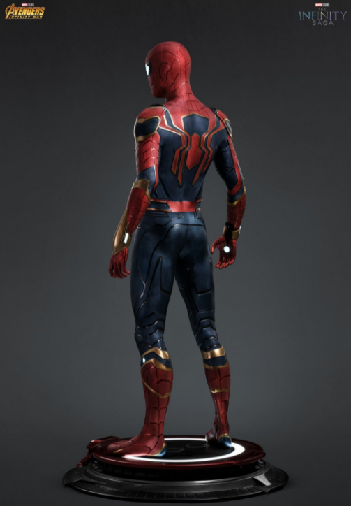 Queen Studios鋼鐵蜘蛛俠1/1全身雕像 售價45800元