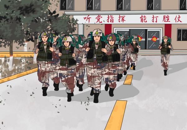 這個元旦我們這樣過：寒風的冷擋不住練兵備戰的熱情