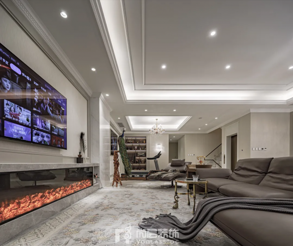 首開天譽 | 500㎡簡歐風格的新家，浪漫極了