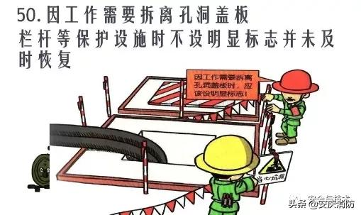 最新安全生產百錯圖及漫畫！（收藏學習）