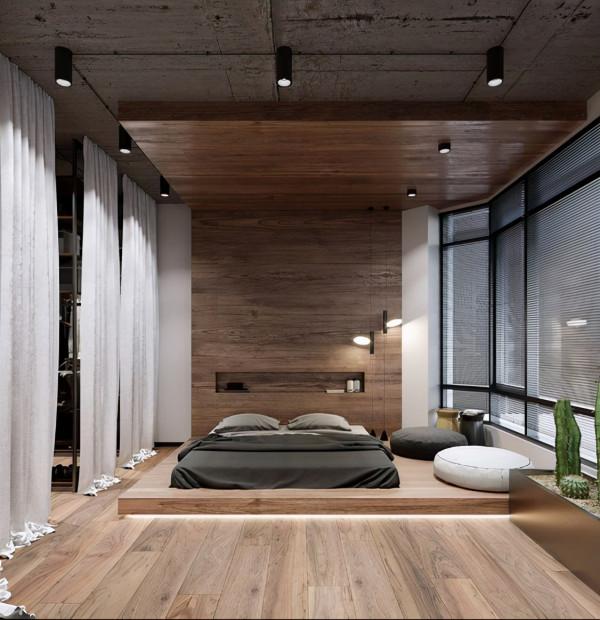 床不居中放,是迄今為止我最聰明的決定,一側留空,專門用來休閒 床不居中放,是迄今為止我最聰明的決定,一側留空,專門用來休閒