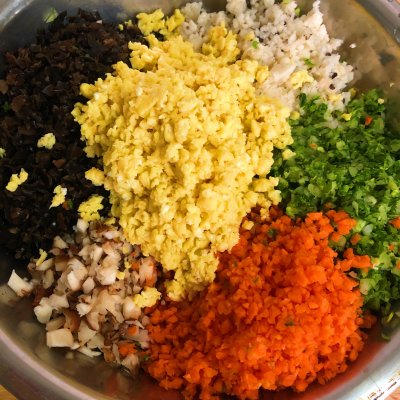 素餡餃子 素餡餃子