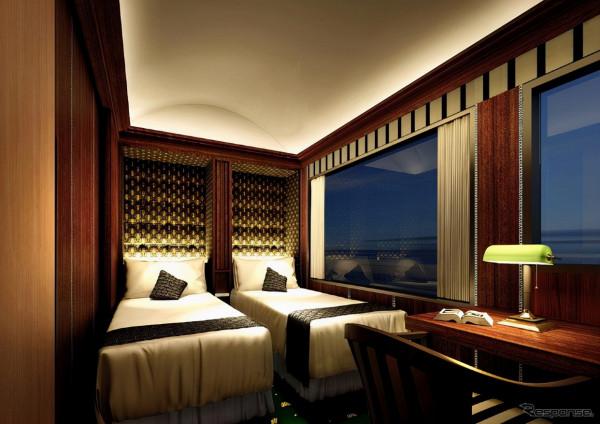 在日本鐵道上奔跑的五星級酒店——瑞風號豪華臥鋪列車