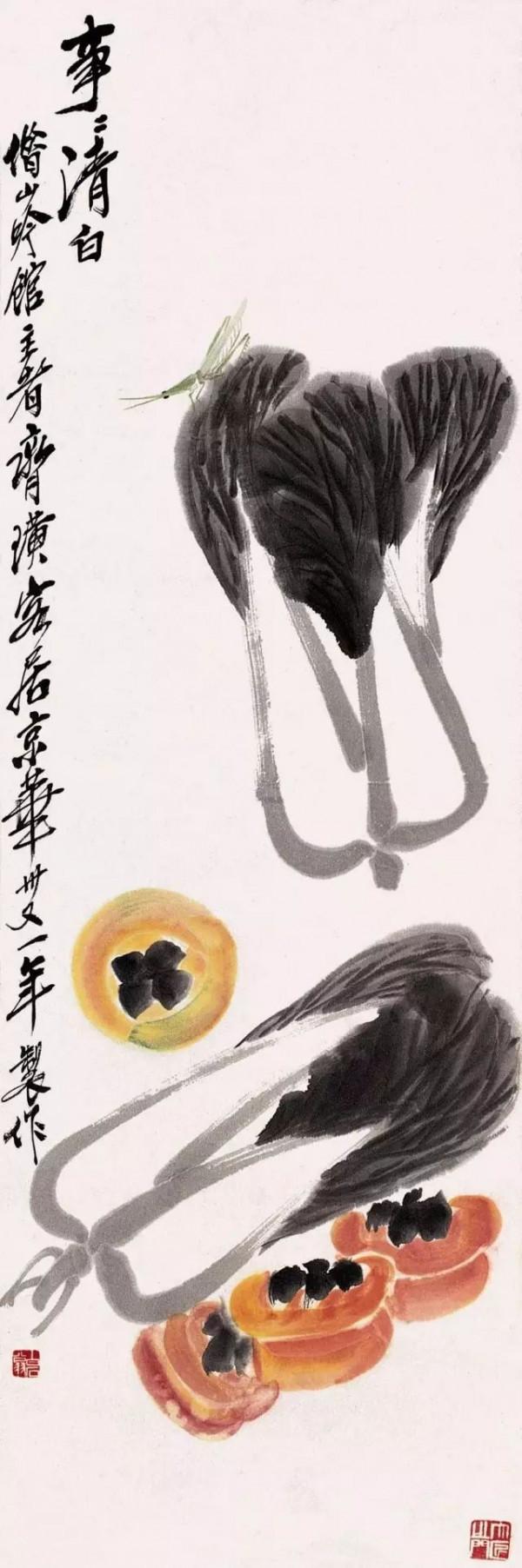 歲歲年年，“柿柿如意”丨國畫柿子