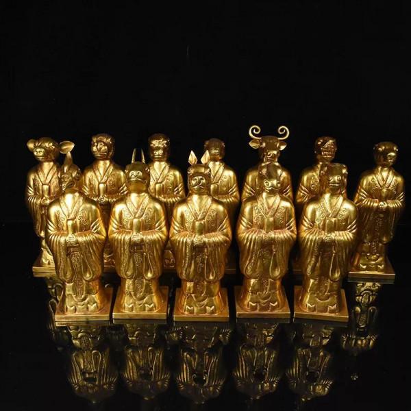 唐代鏨刻銅鎏金