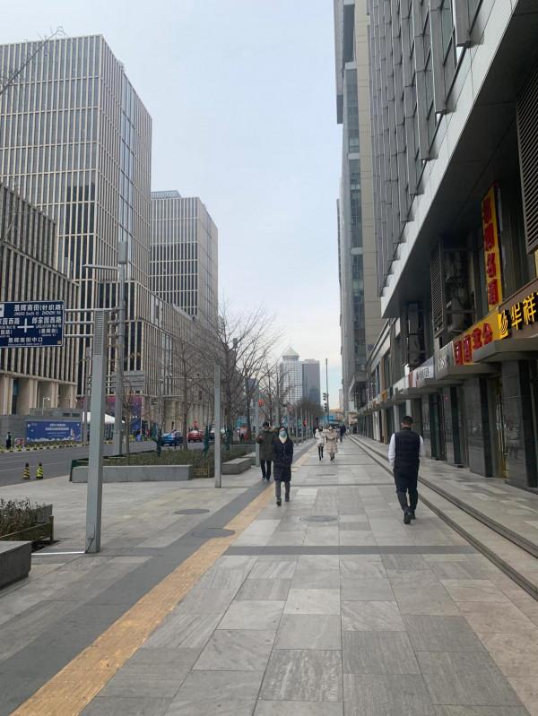 寒冷的北京冬天