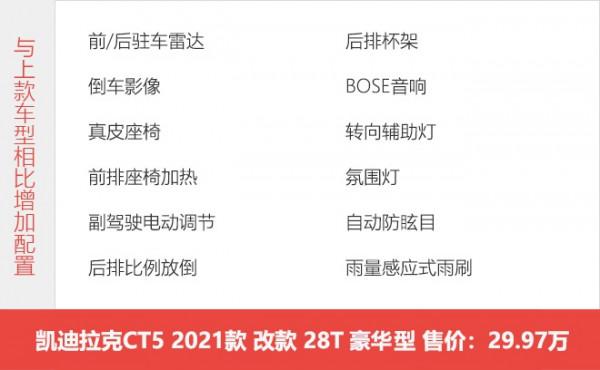 推薦2.0T尊貴型 凱迪拉克CT5購車手冊