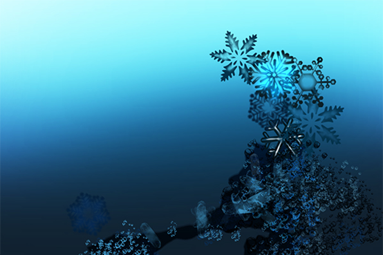 形態各異的雪花