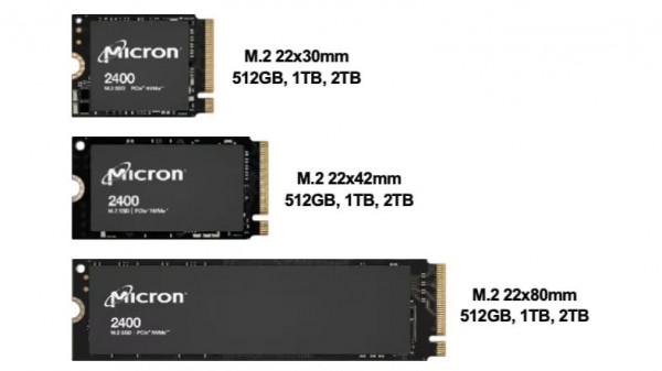 美光開始出貨業內首款 176 層 QLC SSD 2400：讀取速度 4500 MB&sol;s