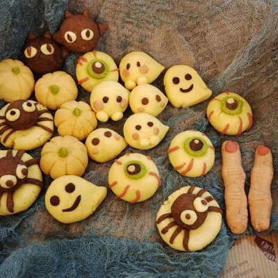 萬聖節小餅乾,一口一個搗蛋的小可愛 萬聖節小餅乾,一口一個搗蛋的小可愛