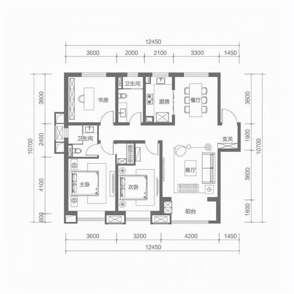 三居室新房，全屋寬敞又明亮，衣櫃裡“藏”衛生間還是頭一次見