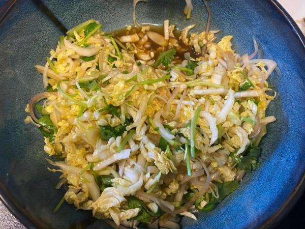 #週末愉快 自我開發的菜#老虎菜#油浸小黃魚