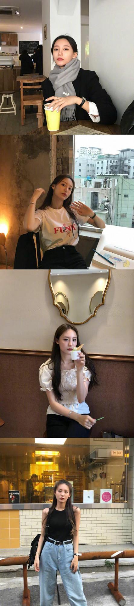 跟著韓國女生seonhye學習慵懶隨性的日常穿搭