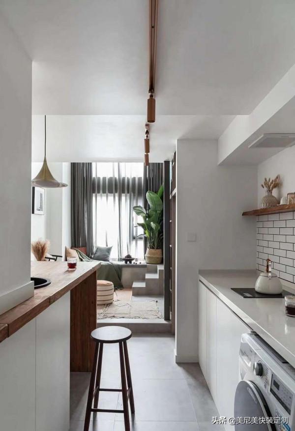 北京40㎡小蝸居，客餐廚全部齊備，獨居也要享受生活