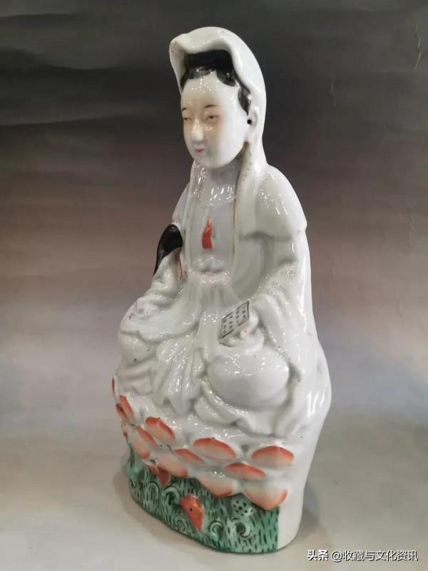 民國粉彩觀音菩薩鑑賞