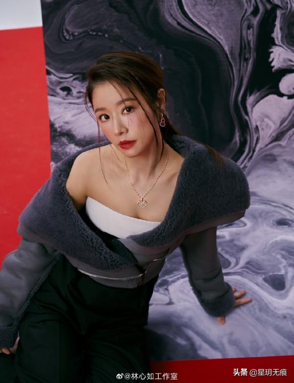 林心如新春雜誌大片 面容姣好面板緊緻46歲狀態佳