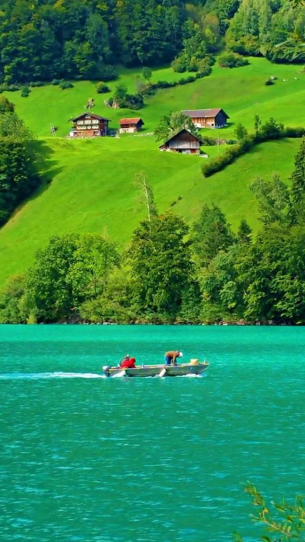 自然美瑞士風光