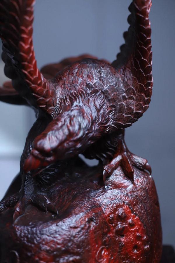 小葉紫檀大展宏圖老鷹