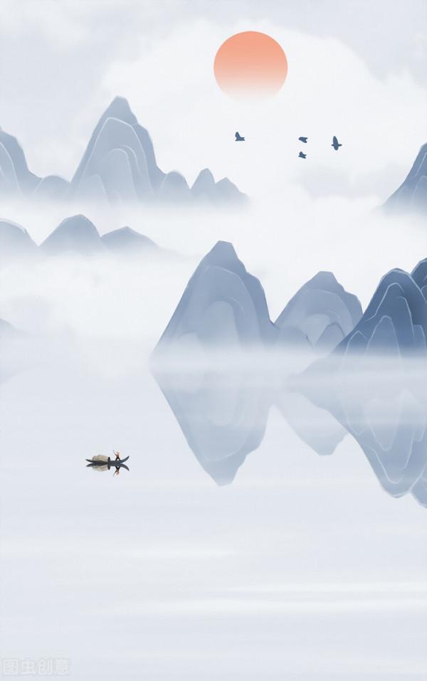 一眼心醉！古風水墨仙境圖。驚豔唯美中國風山水畫