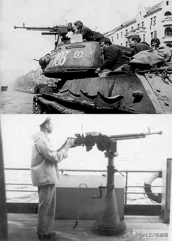 1942年的蘇軍機槍排:4挺12.7毫米重機槍,火力非常兇 1942年的蘇軍機槍排:4挺12.7毫米重機槍,火力非常兇