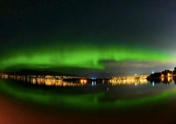 溫哥華上演極光盛宴!最近幾天都能看 溫哥華上演極光盛宴!最近幾天都能看