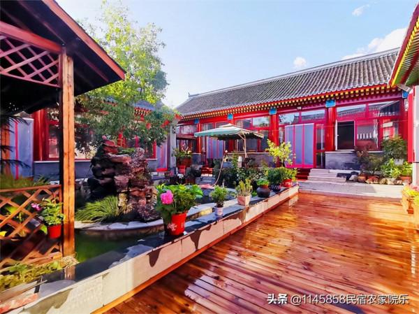 北京懷柔九渡河家夢緣四合院民宿，中式三合院，理想中的生活