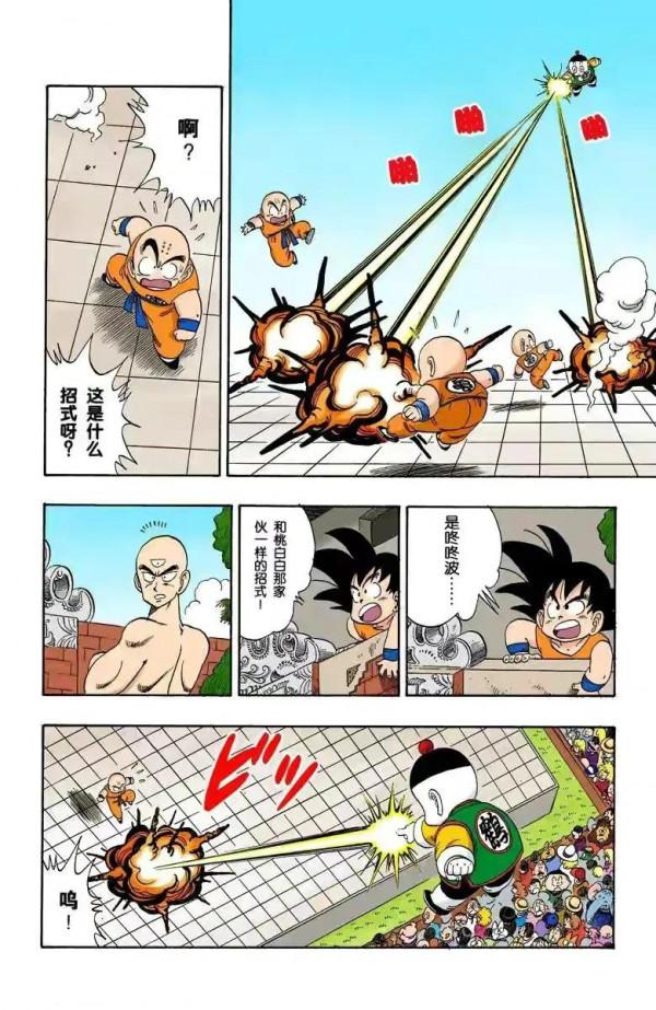 龍珠全綵漫畫116至120回強大的三眼少年天津飯
