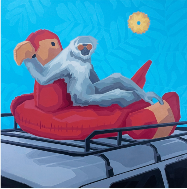 我們的生活，埃及藝術家Mohamed Khaled Omran的繪畫作品