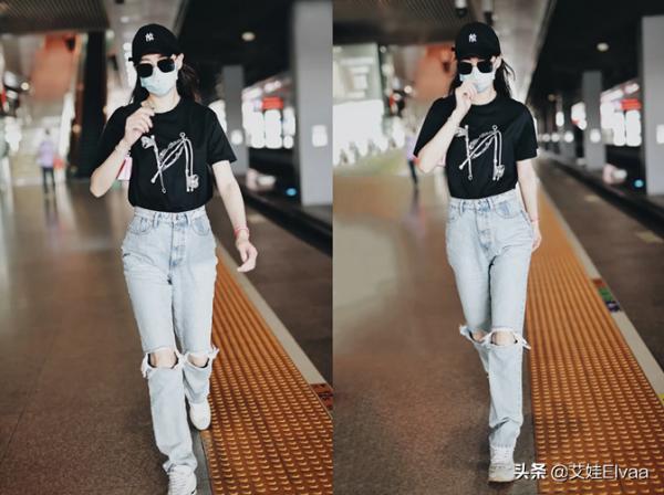 唐嫣罕見坐高鐵!穿5000T恤配破洞褲上班,獲大批粉絲接送人氣高 唐嫣罕見坐高鐵!穿5000T恤配破洞褲上班,獲大批粉絲接送人氣高