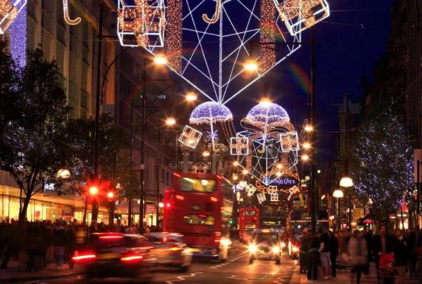 聖誕節倫敦迷人燈飾，讓人留連忘返