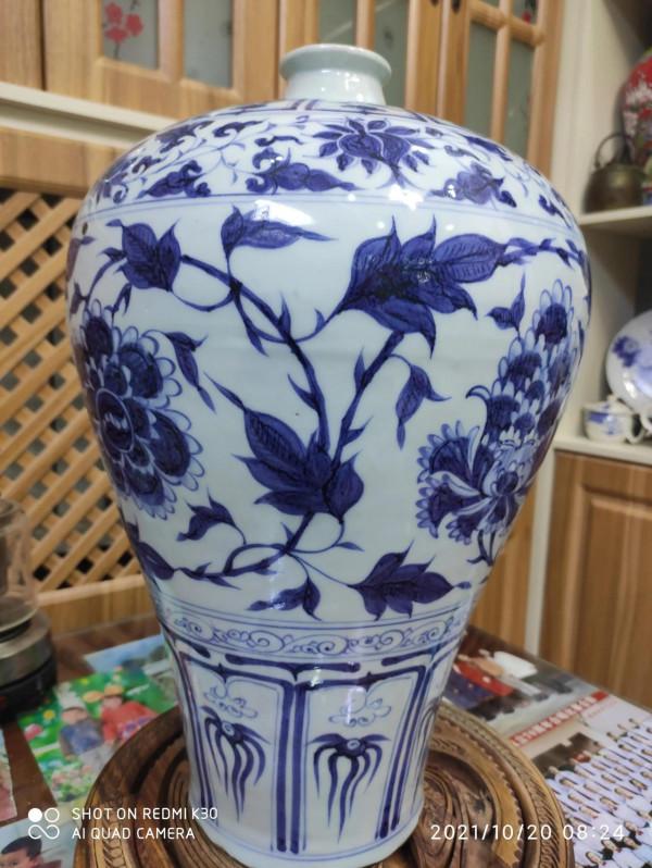 元青花梅瓶標準器鑑賞