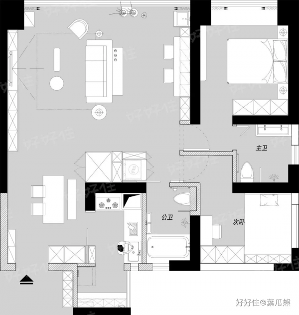 同樣是79㎡小三居，憑啥人家能住成大平層？