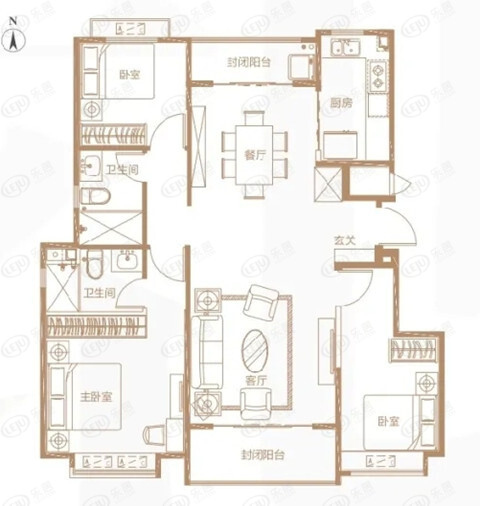 好住丨總價280萬起買精裝洋房 恆大上和府戶型解析 好住丨總價280萬起買精裝洋房 恆大上和府戶型解析
