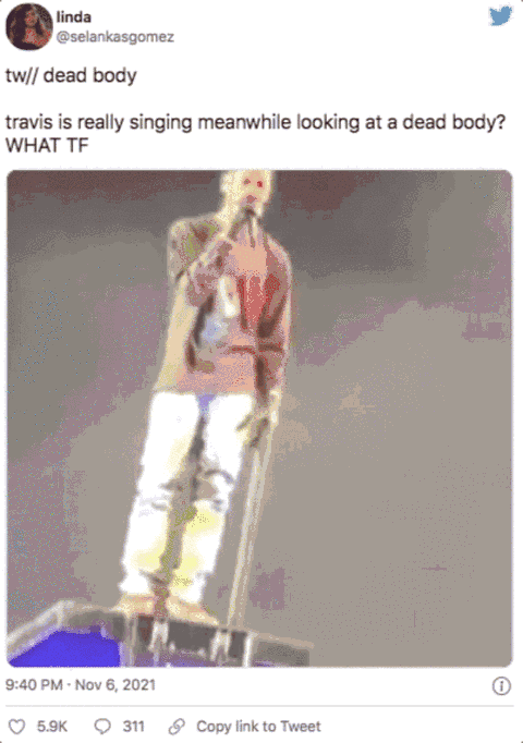 美頂流歌手演唱會煽動狂歡致8人被踩死!目擊者:他邊唱邊看人死 美頂流歌手演唱會煽動狂歡致8人被踩死!目擊者:他邊唱邊看人死