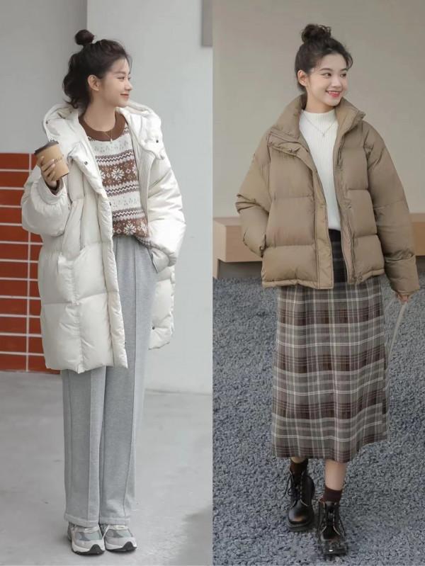 入冬後氣溫驟降，適合小個子的保暖穿搭，俏皮甜美很減齡，真不錯