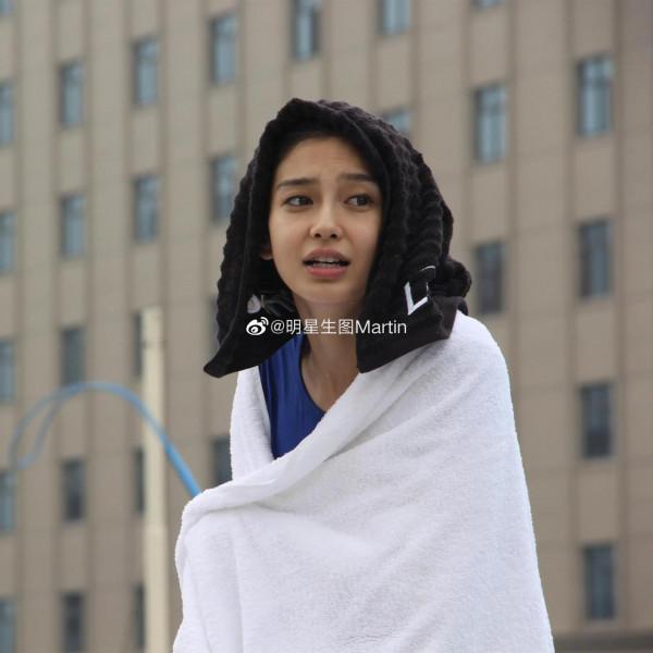 跑男中的Angelababy，非常可愛，只是現在離婚了